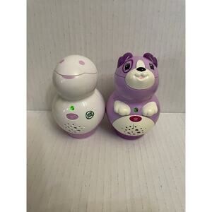 2 LeapFrog Leap Reader Tag Junior Purple Puppy Dog & PAL Reader Pen Replacements
